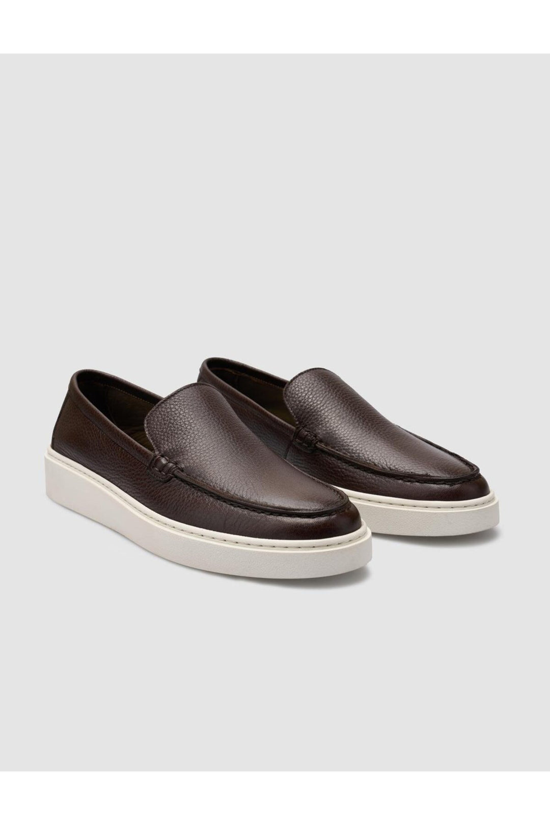 Cabani Shoes %100 Cuir véritable Mocassins pour hommes marron - Multicolore