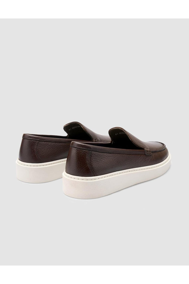 Cabani Shoes %100 Cuir véritable Mocassins pour hommes marron - Multicolore