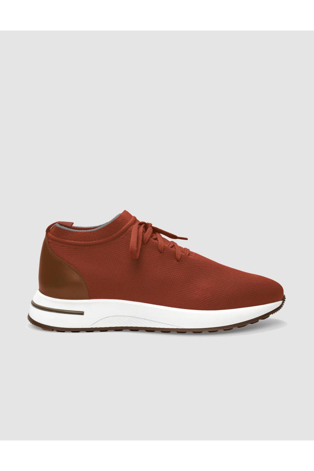 Cabani Shoes Chaussures de sport pour hommes en tricot orange avec lacets - Orange