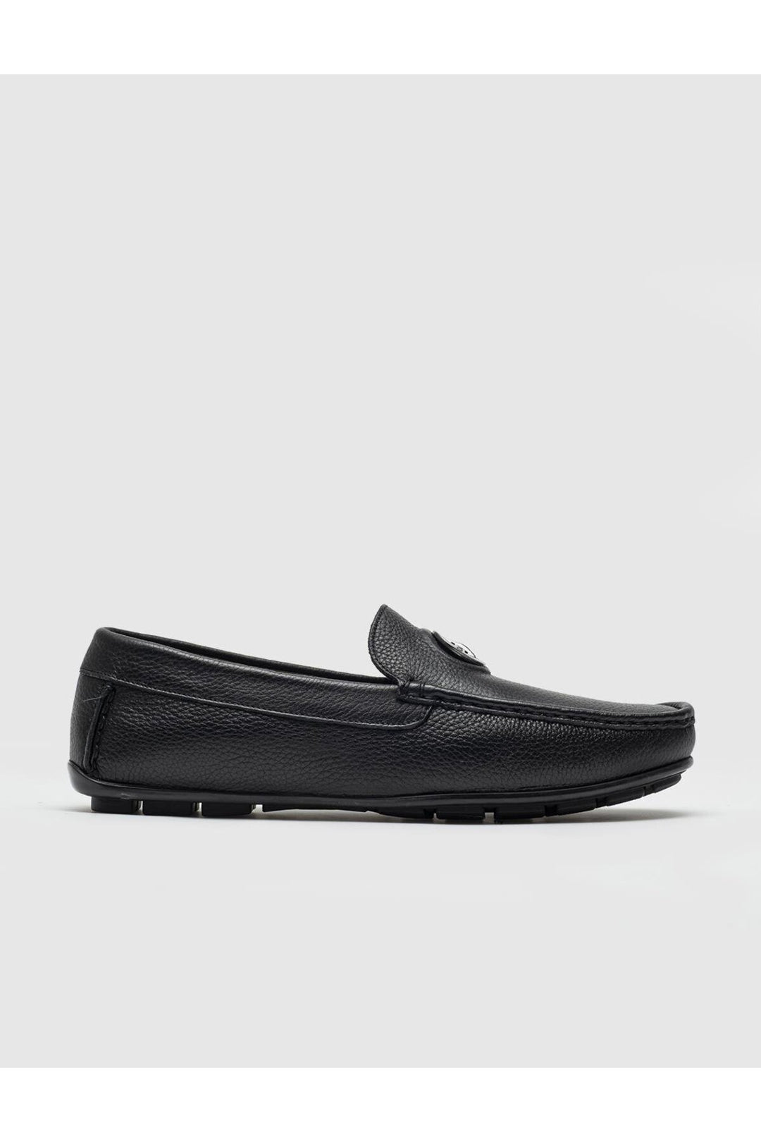 Cabani Shoes Mocassin homme en cuir véritable noir - Noir