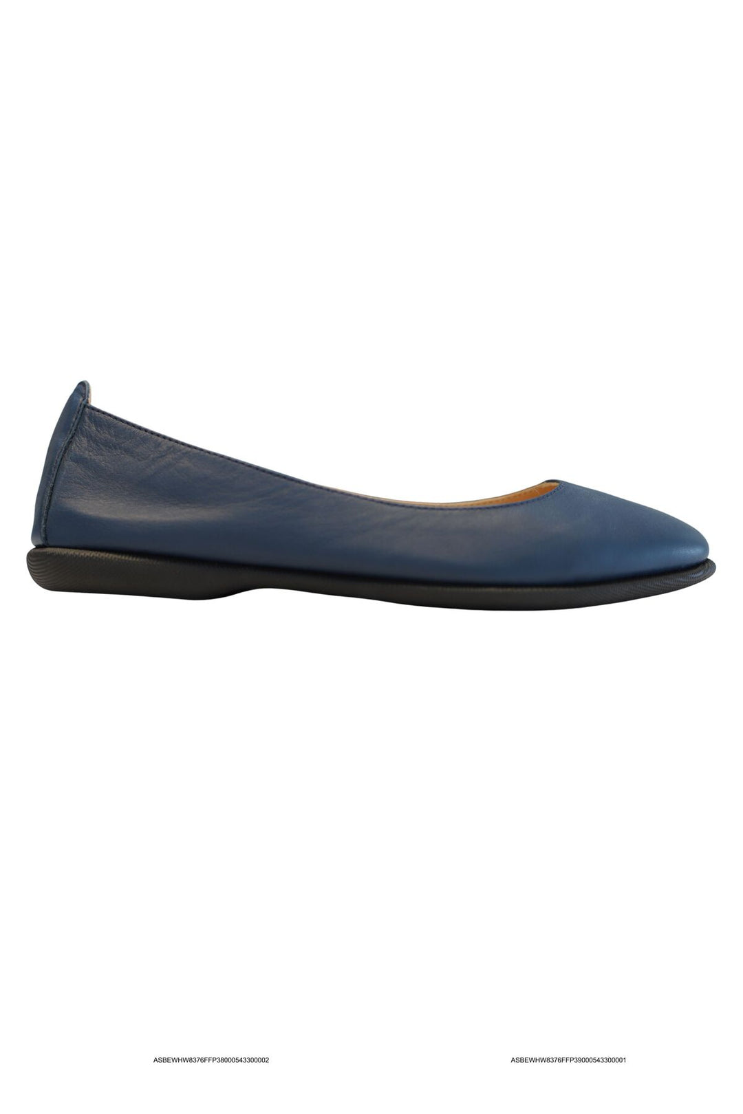 Wavelys nappa ballerine - Bleu marine