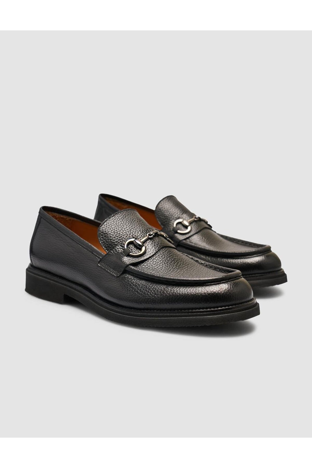 Cabani Shoes %100 Cuir véritable Noir FloterChaussures classiques pour hommes avec boucle - Noir