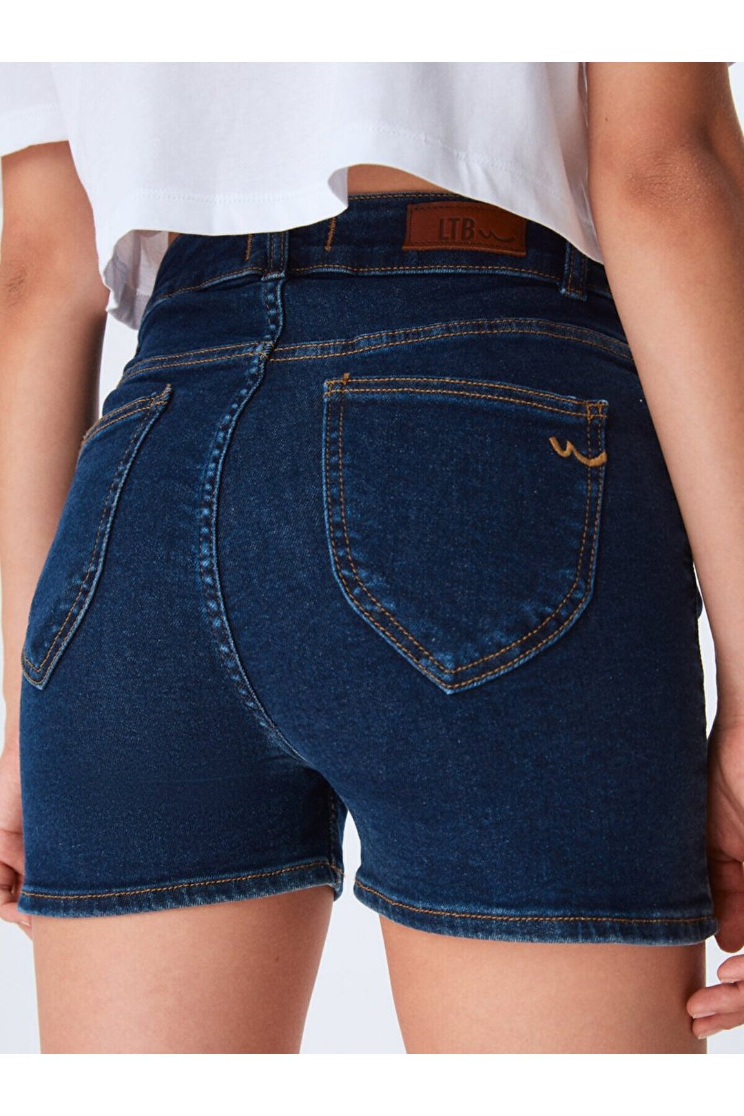 LTB Short en jean taille haute Lariss