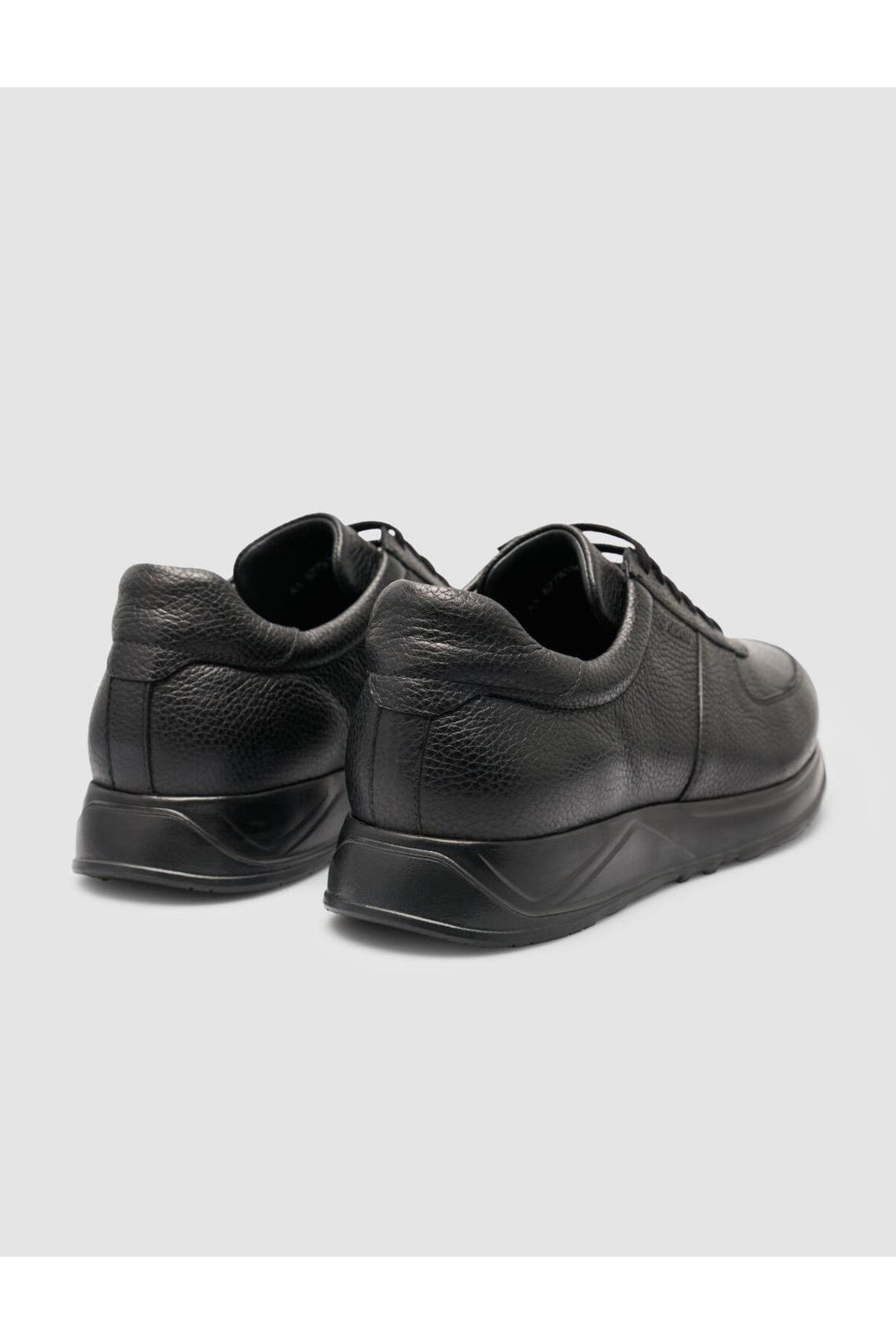 Cabani Shoes Peraren Baskets de sport en cuir texturé noir 100% - Noir