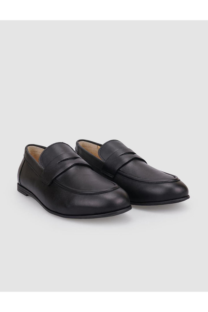 Cabani Shoes %100 Cuir Véritable Mocassins Femme Noir - Noir