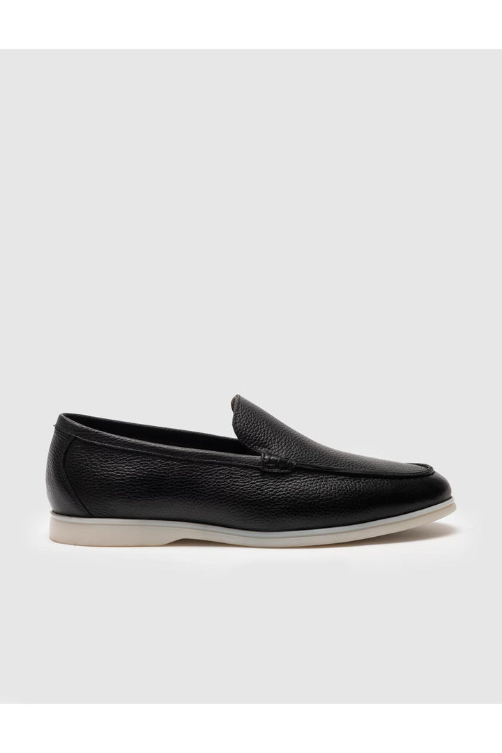 Cabani Shoes Chaussures de ville pour hommes en cuir véritable noires - Multicolore