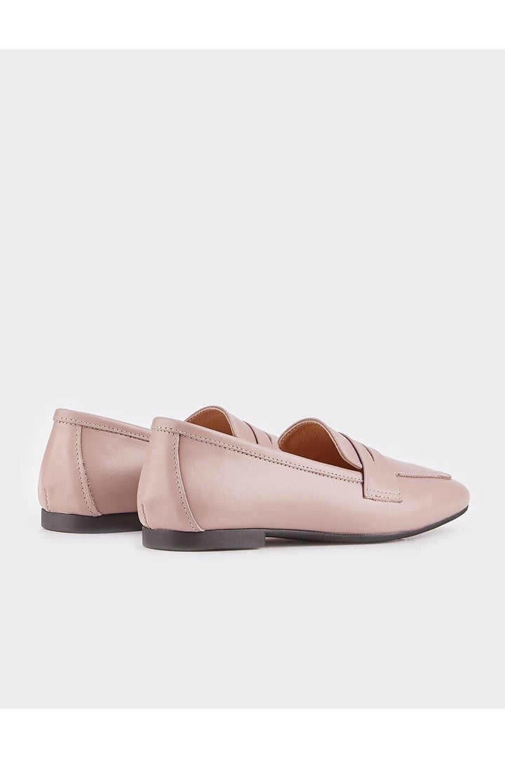 Cabani Shoes Chaussures pour femmes mocassins en cuir véritable rose - Rose