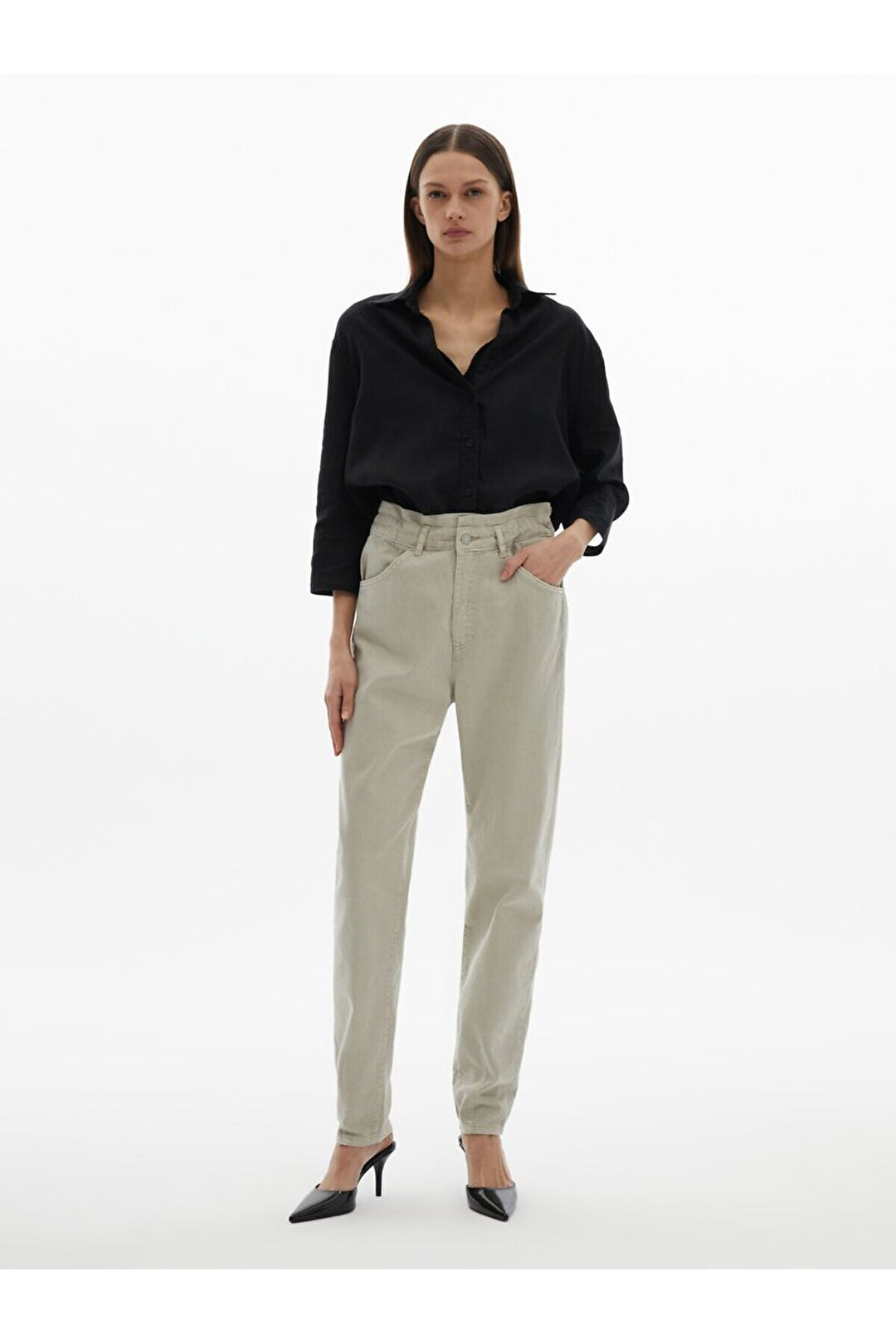 LTB Pantalon en jean à taille haute Calıssa B Papper Bag