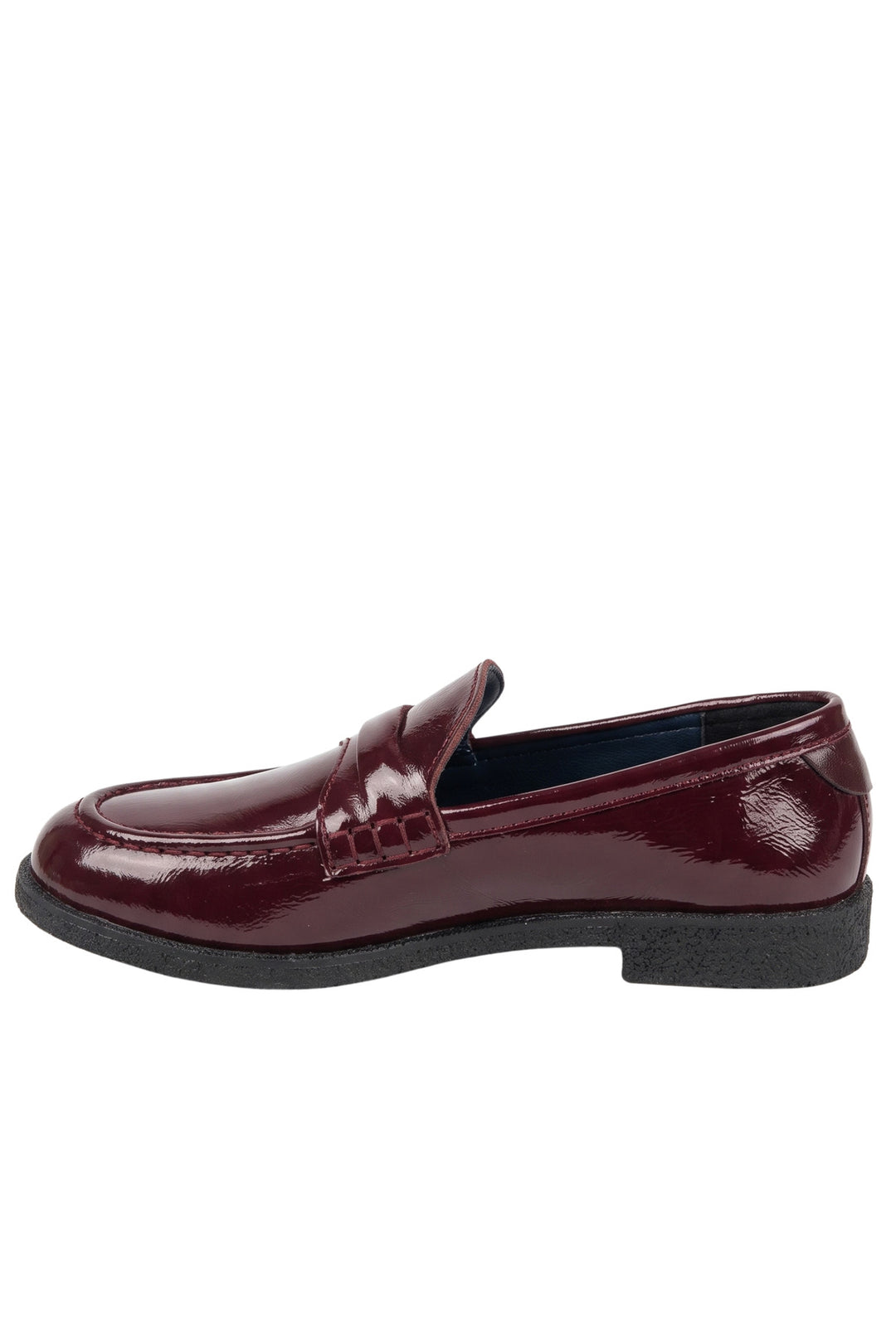 Wavelys Gabri Chaussures Femme Confortables Élégantes en Cuir Verni Noir à Semelle Souple et Flexible - Bordeaux