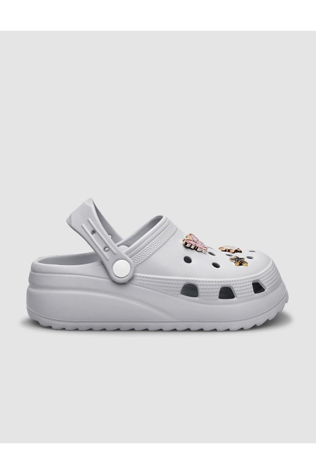 Cabani Shoes Snx Sandales Eva Femme Détails Pierre Gris Clair - Gris clair