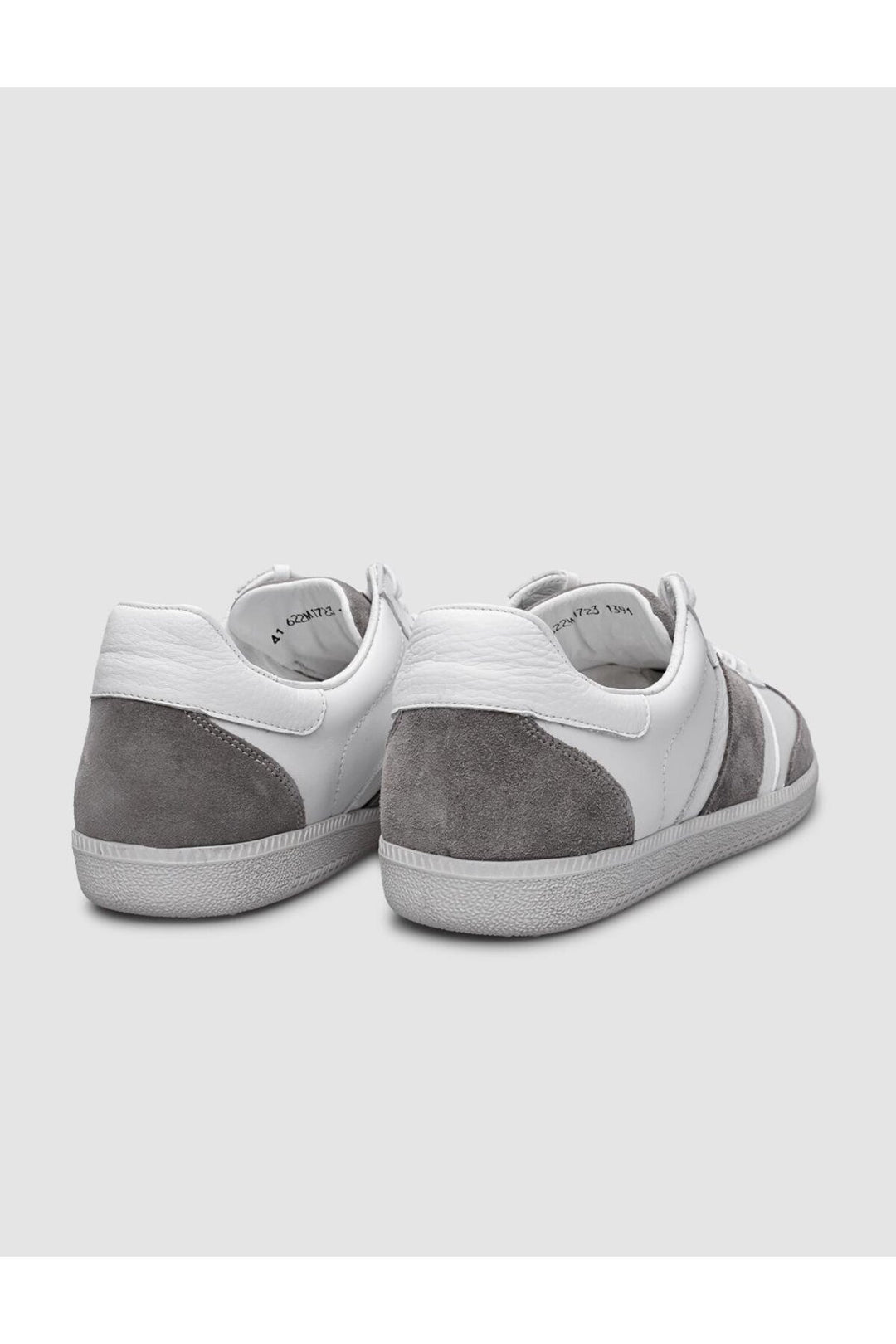 Cabani Shoes %100 Cuir véritable Baskets blanches à lacets pour hommes - Blanc