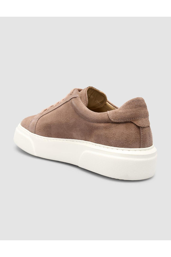 Cabani Shoes %100 Cuir véritable Crème Baskets Femme - Crème