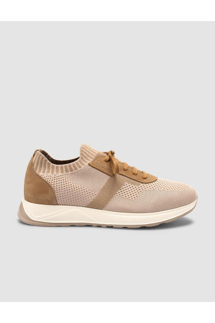 Cabani Shoes Chaussures de sport pour hommes en tricot beige Padova - Beige