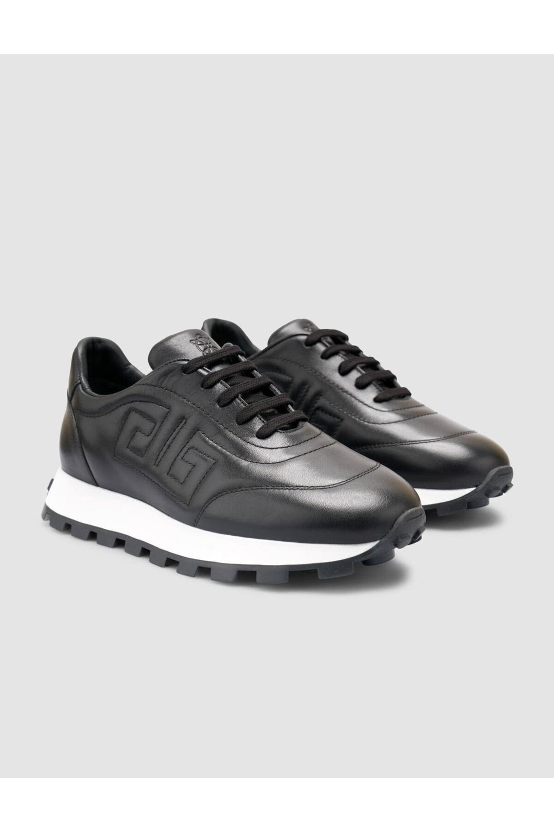 Cabani Shoes %100 Cuir Véritable Baskets Noires pour Femmes - Multicolore
