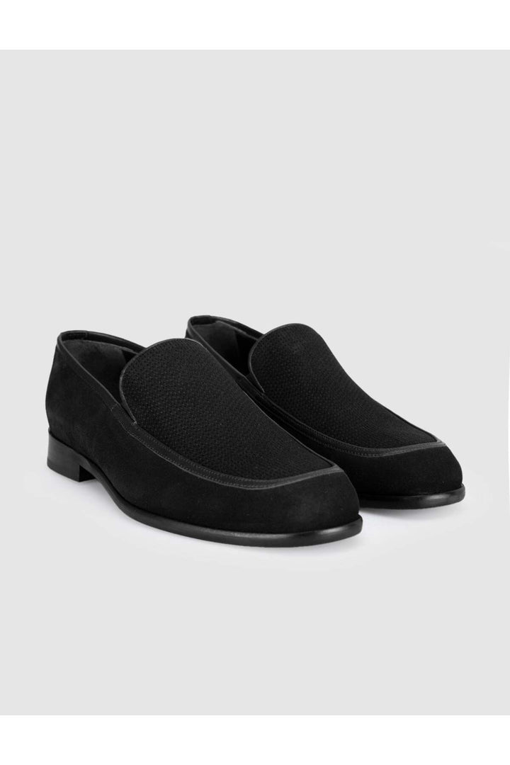 Cabani Shoes Loafer pour homme en cuir premium noir - Multicolore