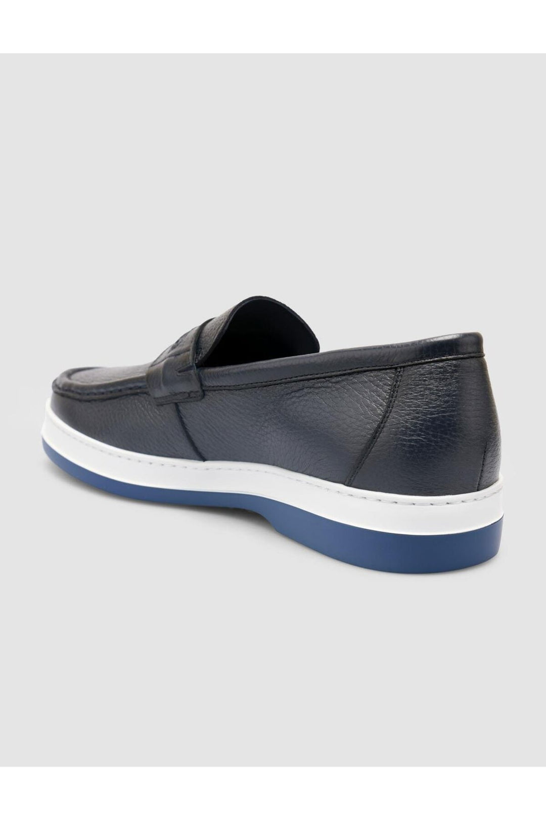 Cabani Shoes %100 Cuir Véritable Mocassins Pour Hommes Bleu marine - Bleu marine