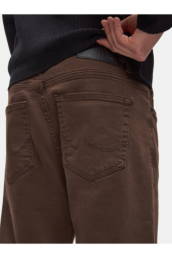 LTB Pantalon slim mi-hauteur Sawyer - karişik_55825