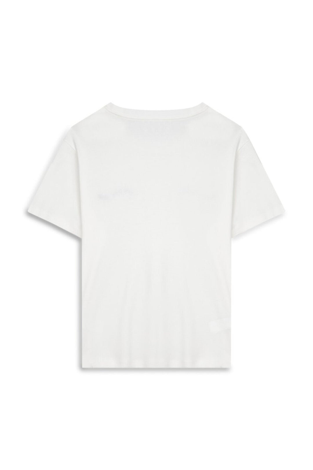 LTB T-shirt Blanc Minimal Imprimé À Manches Courtes - Blanc