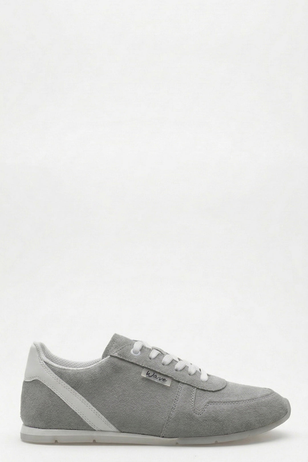 Wavelys ALESSIA Baskets en suède pour femmes chaussures de ville - Gris