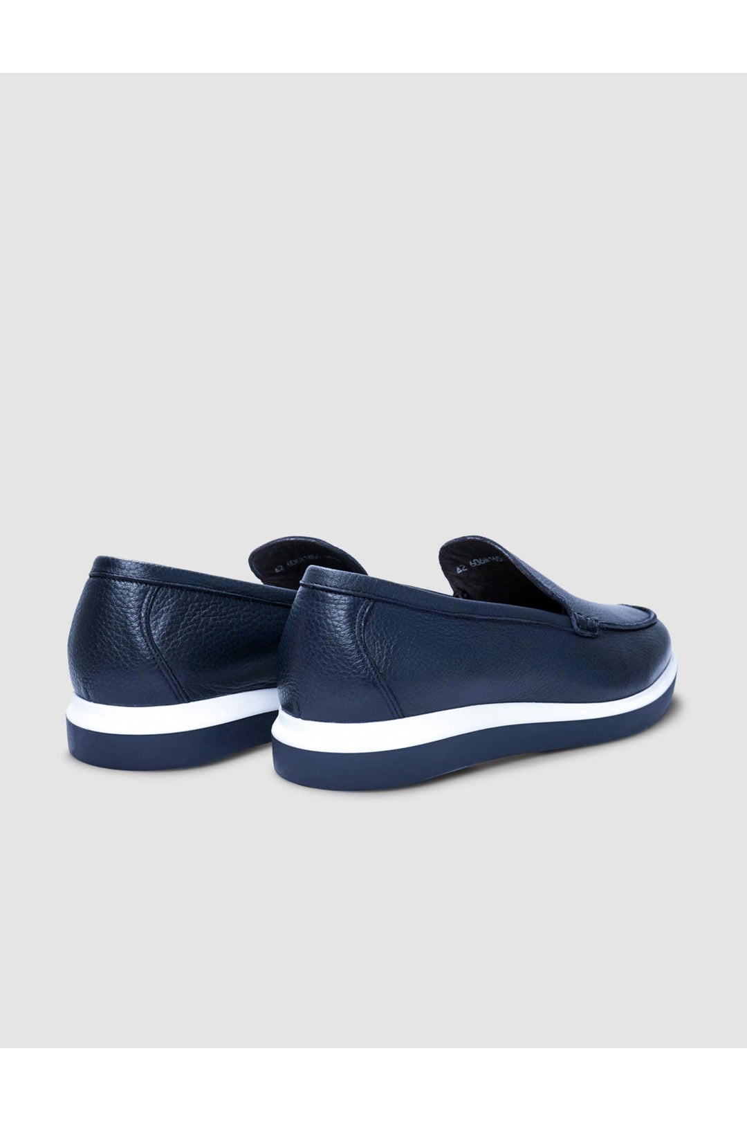 Cabani Shoes Chaussures de ville pour hommes en cuir véritable bleu marine - Bleu marine