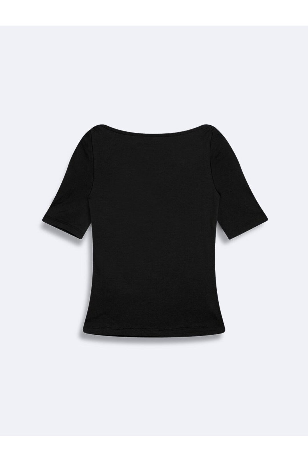 LTB T-shirt noir à col bateau - Noir