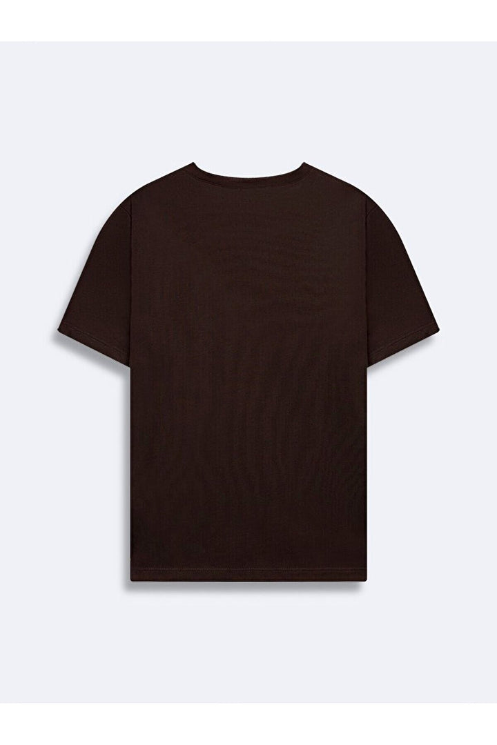 LTB T-shirt Couleur Marron - Marron rengi_3521