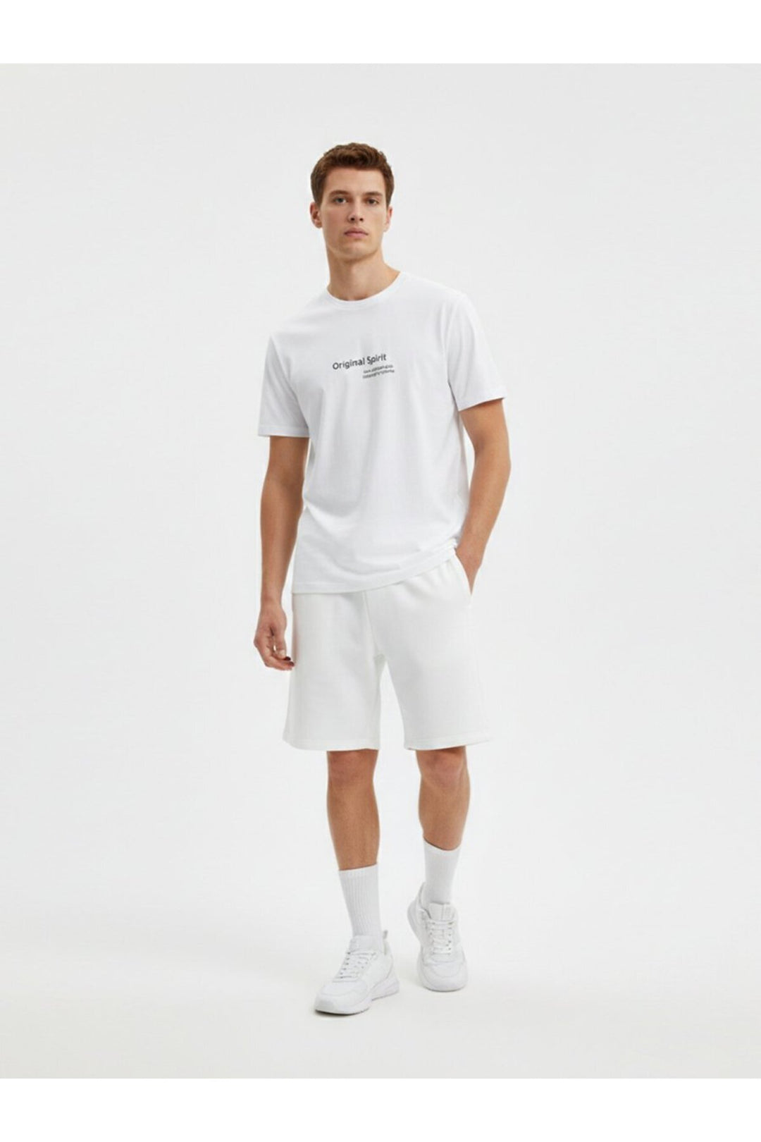 LTB T-shirt blanc à slogan à col rond à manches courtes - Multicolore