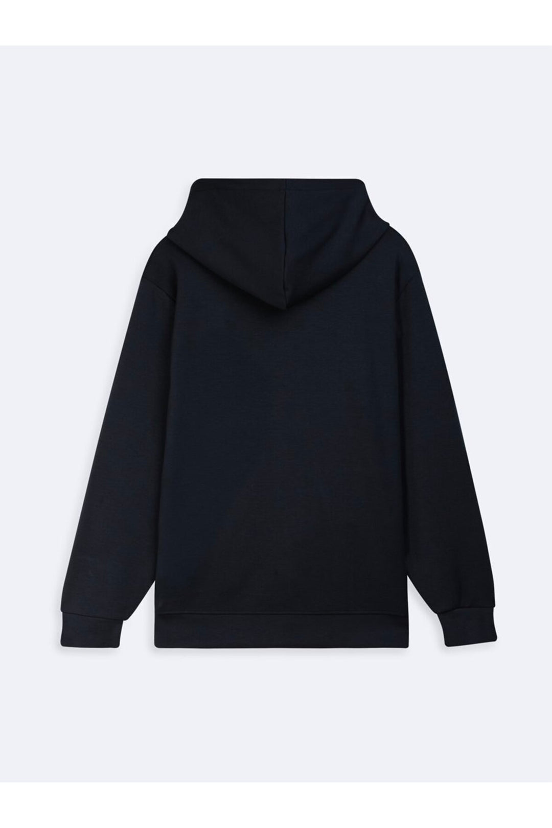 LTB Sweat zippé à capuche et manches longues bleu marine sur le devant