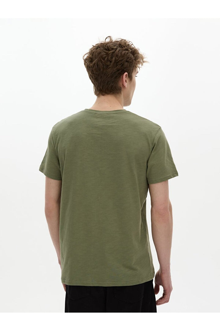 LTB T-shirt vert avec poche