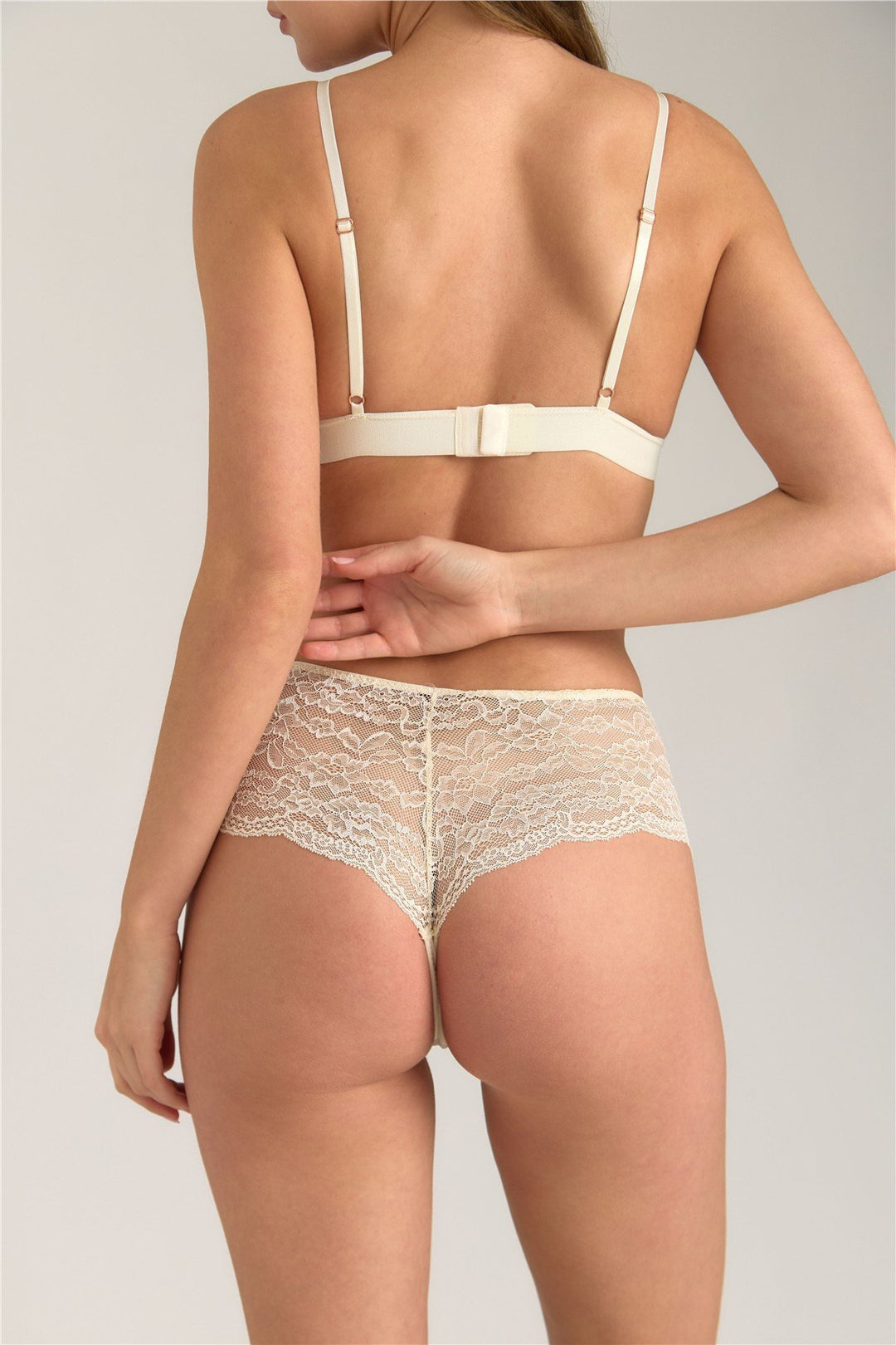 Lovely Things Culotte coquine KAREN Lacy - Écru