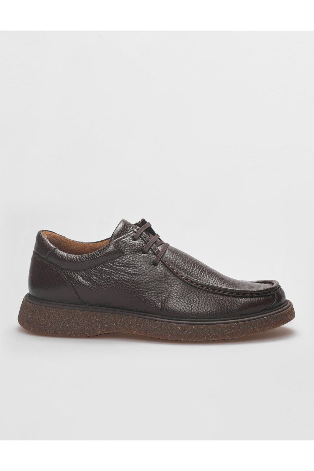 Cabani Shoes Chaussures de ville pour hommes en cuir véritable marron à lacets - Multicolore