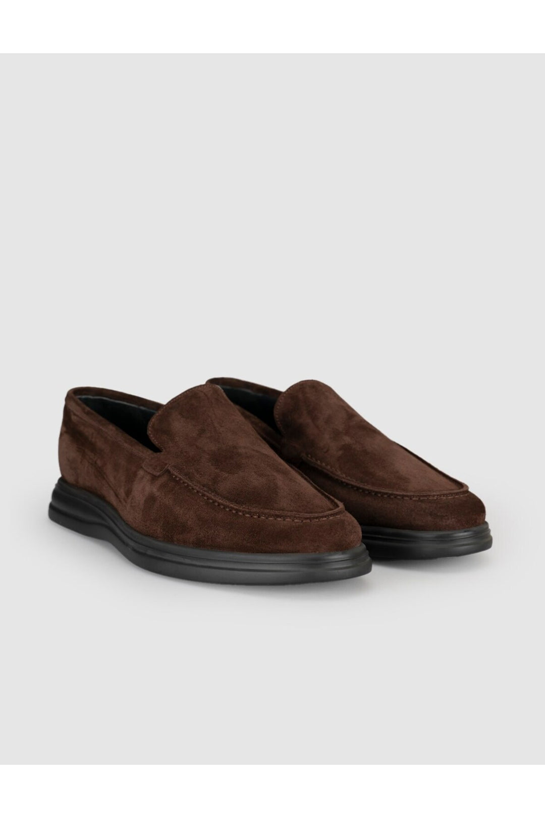 Cabani Shoes Chaussures Loafer pour hommes en cuir véritable marron - Multicolore