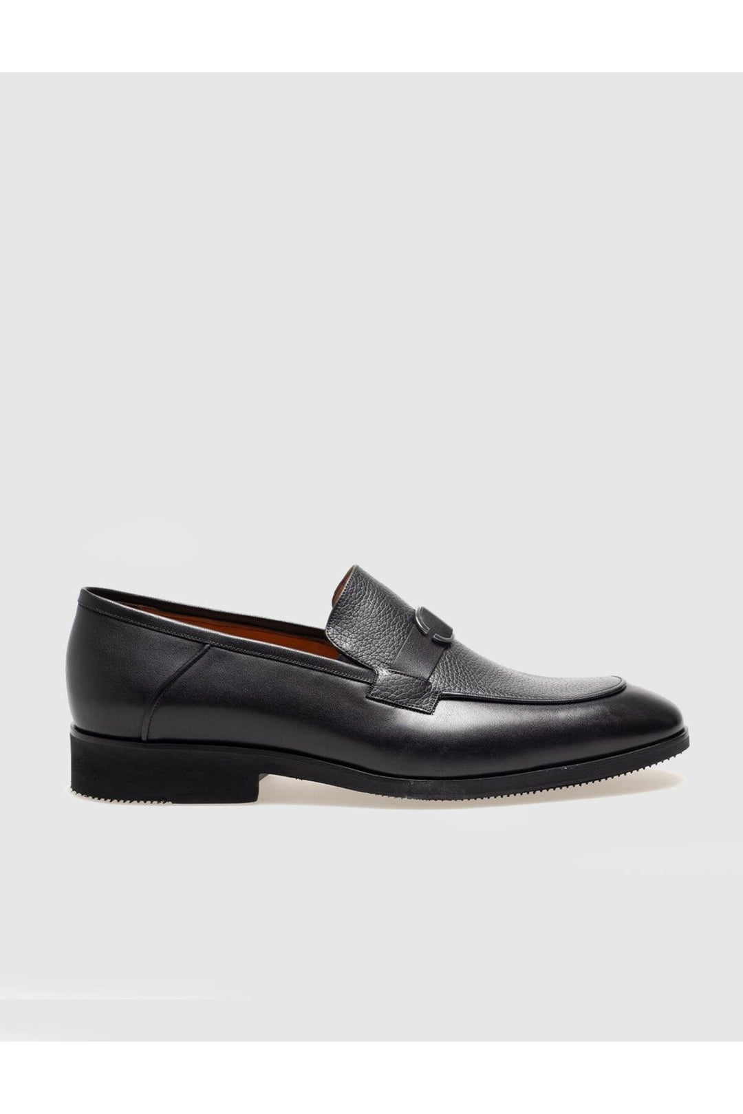 Cabani Shoes Chaussures classiques pour hommes en cuir véritable noires - Noir