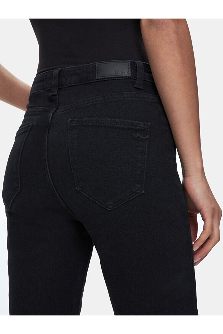 LTB Pantalon taille haute Dores Slim Mom Jean - Dores Black Wash