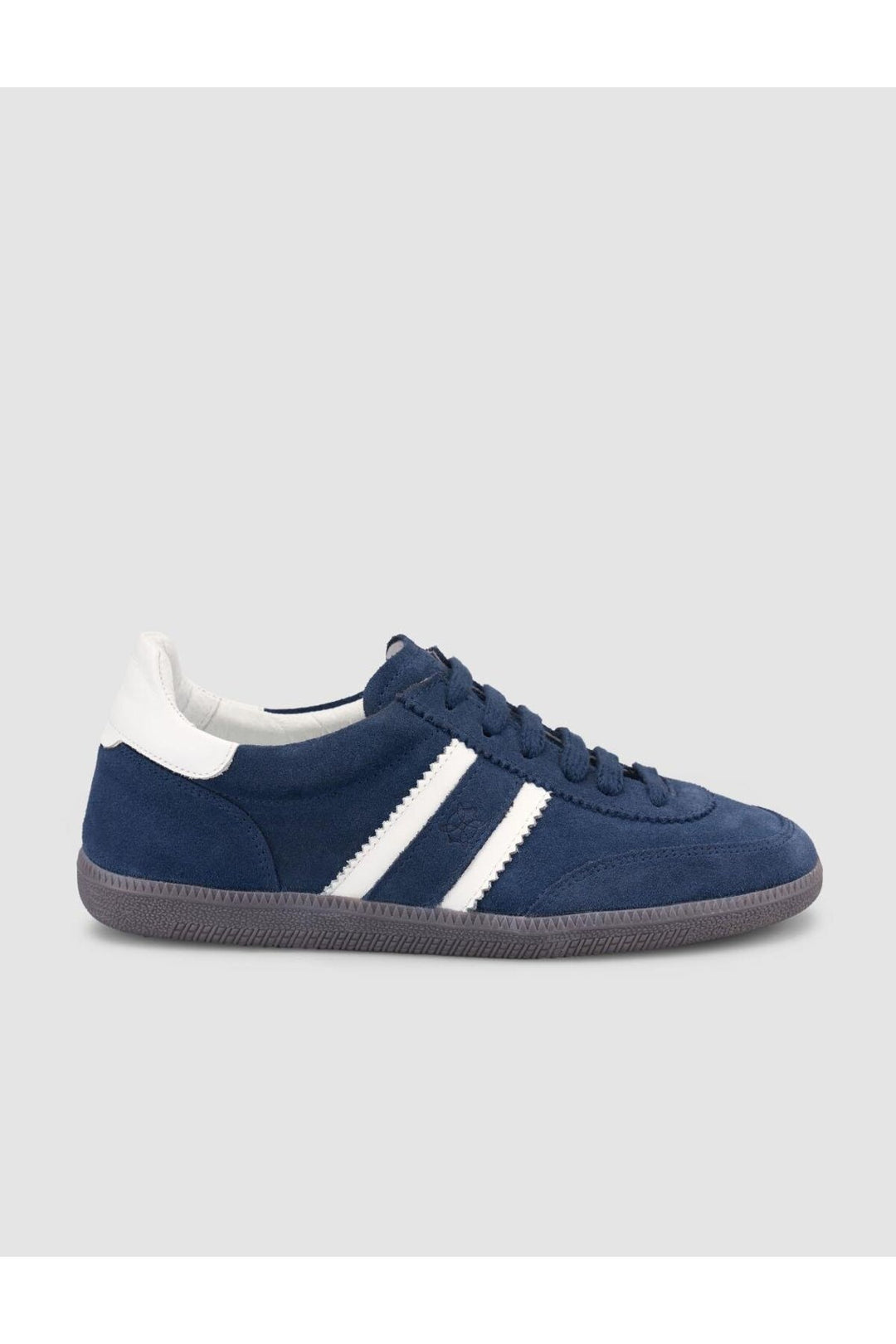 Cabani Shoes %100 Cuir Véritable Baskets Femme Bleu marine à Lacets - Bleu marine