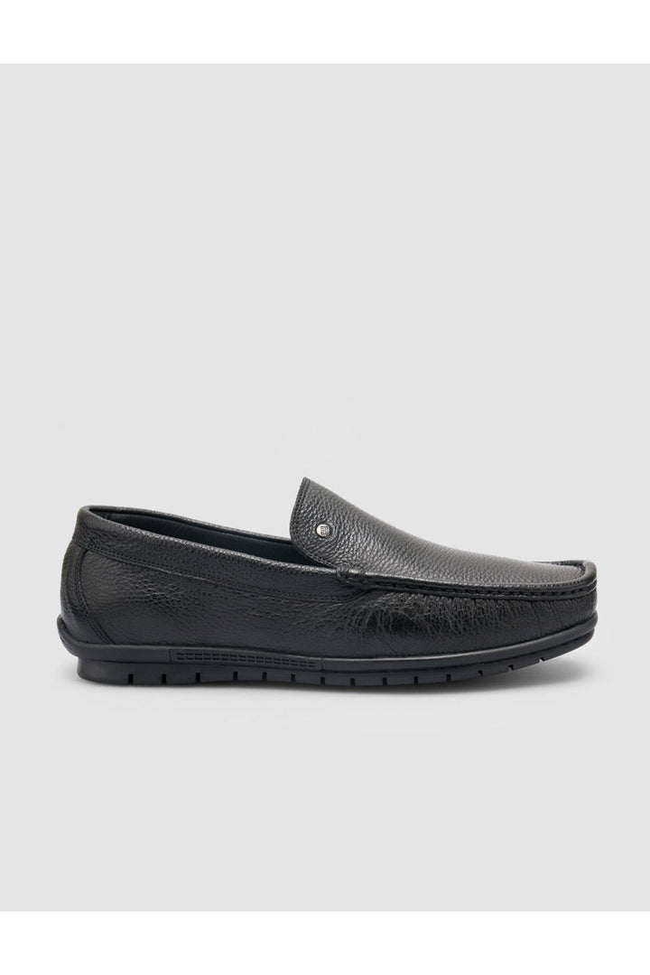 Cabani Shoes Chaussures de ville pour hommes en cuir véritable noir 100% - Noir