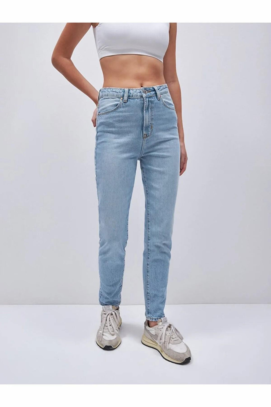 LTB Dores Vıole Wash Pantalon en Jean Femme - Clair Bleu_