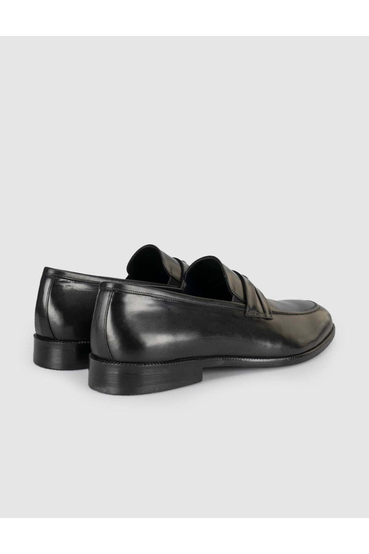 Cabani Shoes Chaussures classiques pour hommes en cuir noir premium - Multicolore