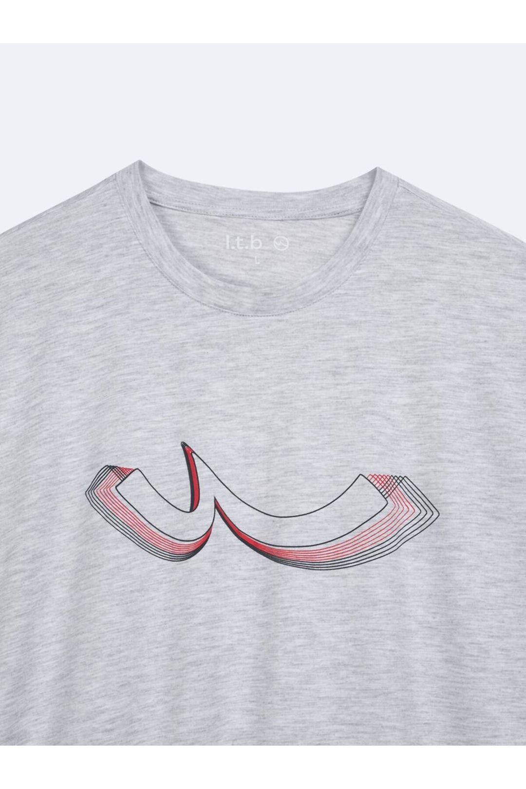 LTB T-shirt gris avec logo imprimé - Gris