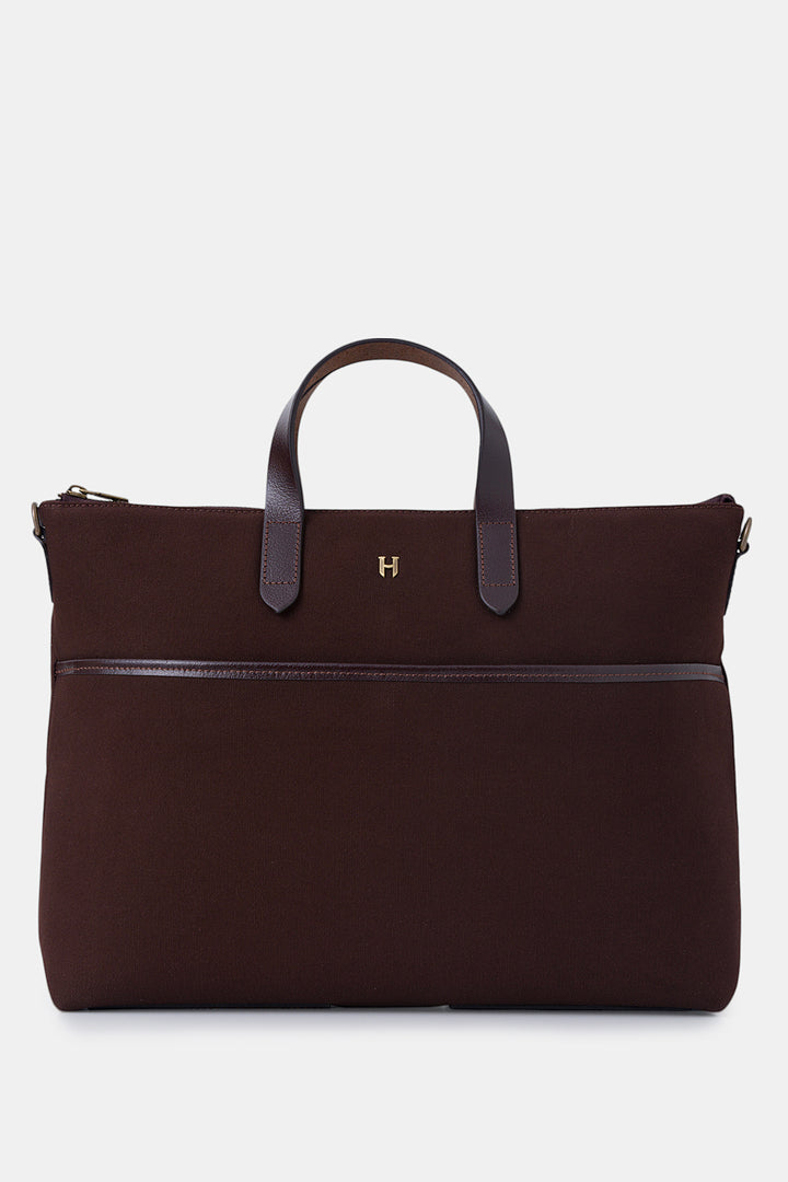 helmbrook Sac pour ordinateur portable Brice en cuir véritable unisexe de 15,6po à compartiment unique