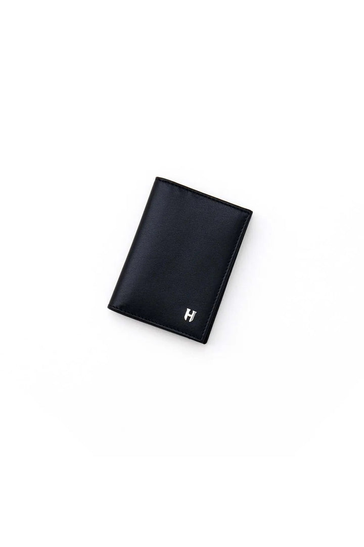 helmbrook Porte-cartes en cuir véritable pour homme Multi-Bay RFID Protégé Townsend Noir