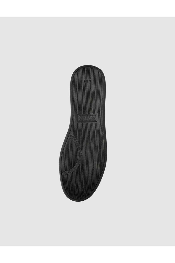 Cabani Shoes Baskets pour hommes en cuir véritable noir - Multicolore