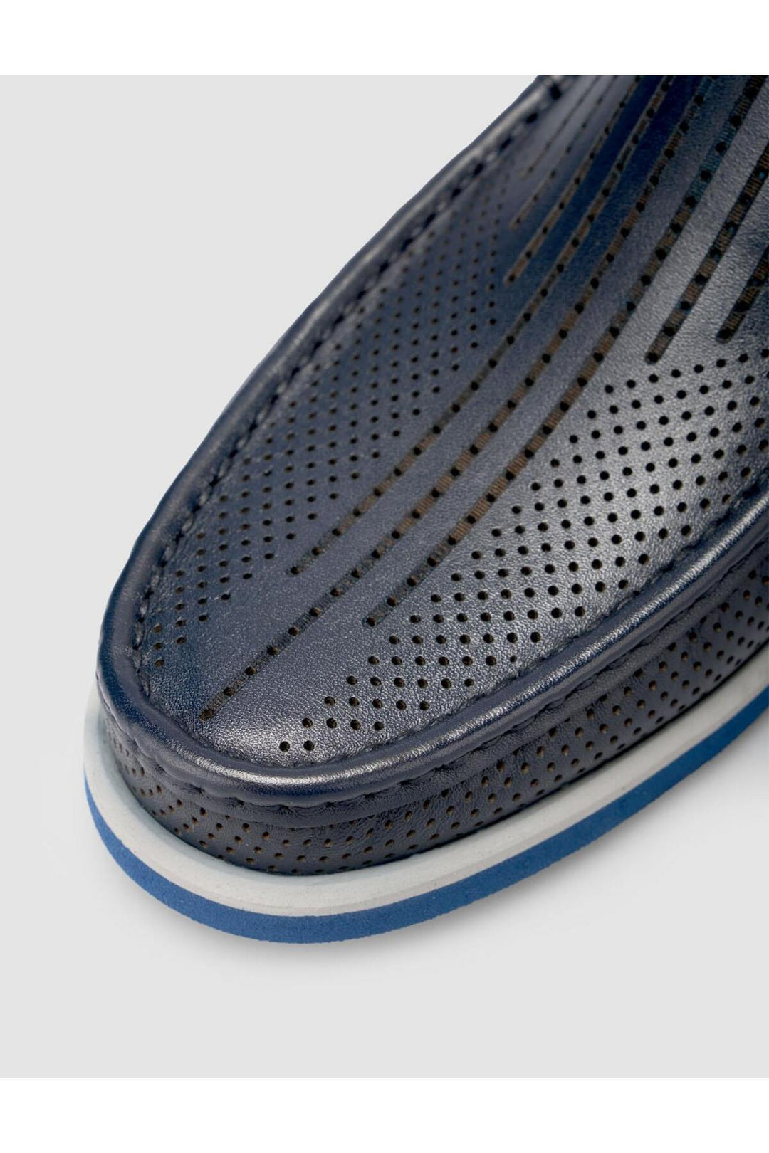 Cabani Shoes %100 Cuir Véritable Mocassins Pour Hommes Bleu marine - Bleu marine