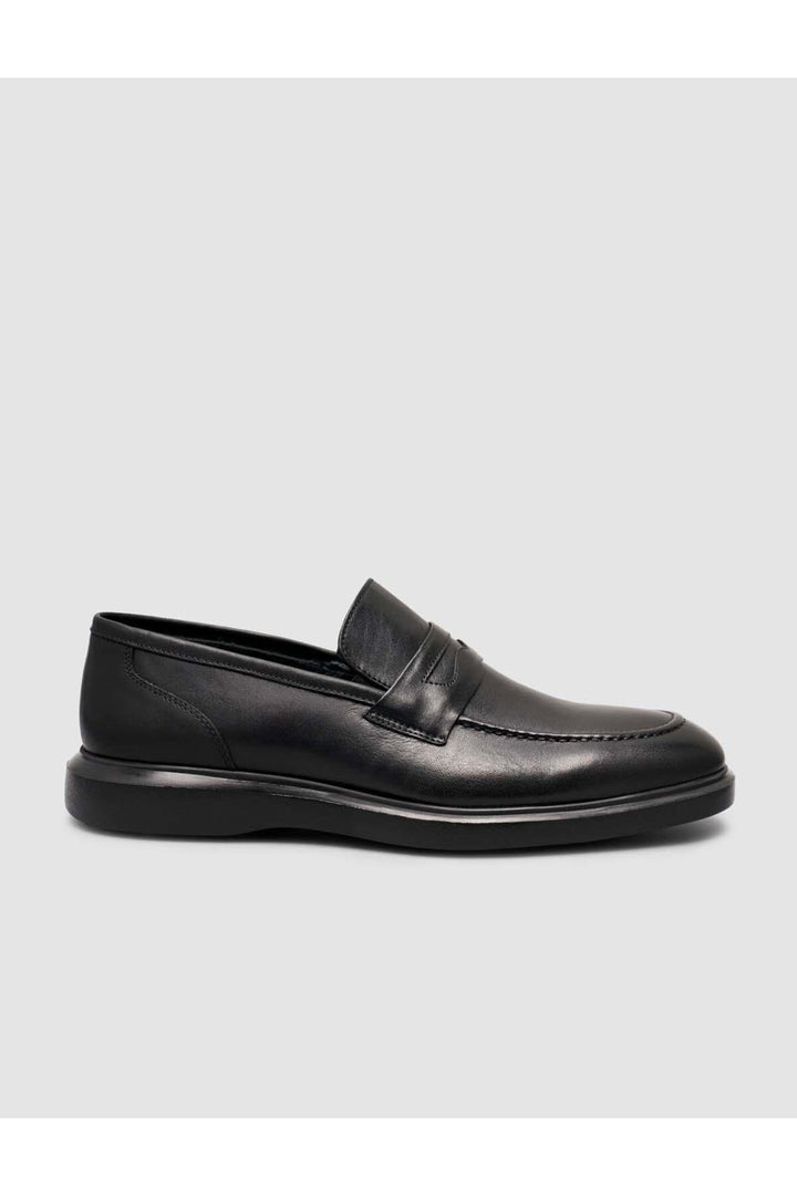 Cabani Shoes %100 Cuir véritable Mocassins pour hommes en Noir - Noir