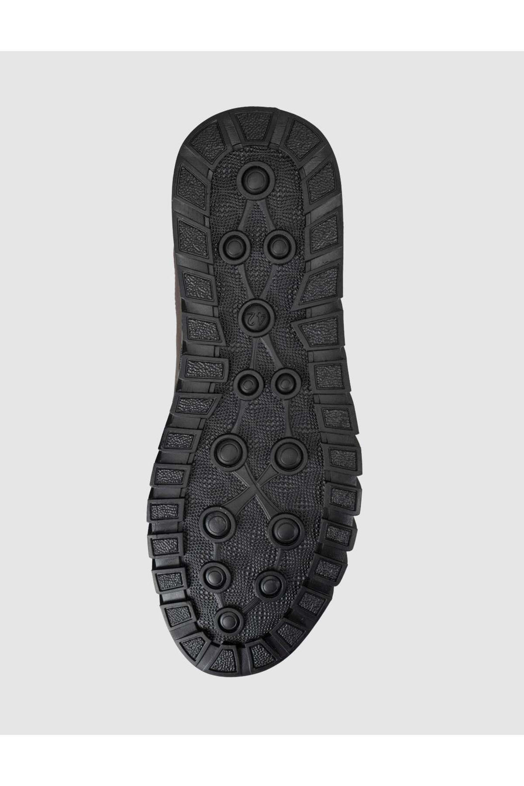 Cabani Shoes Chaussures de confort pour hommes en cuir véritable marron. - Marron