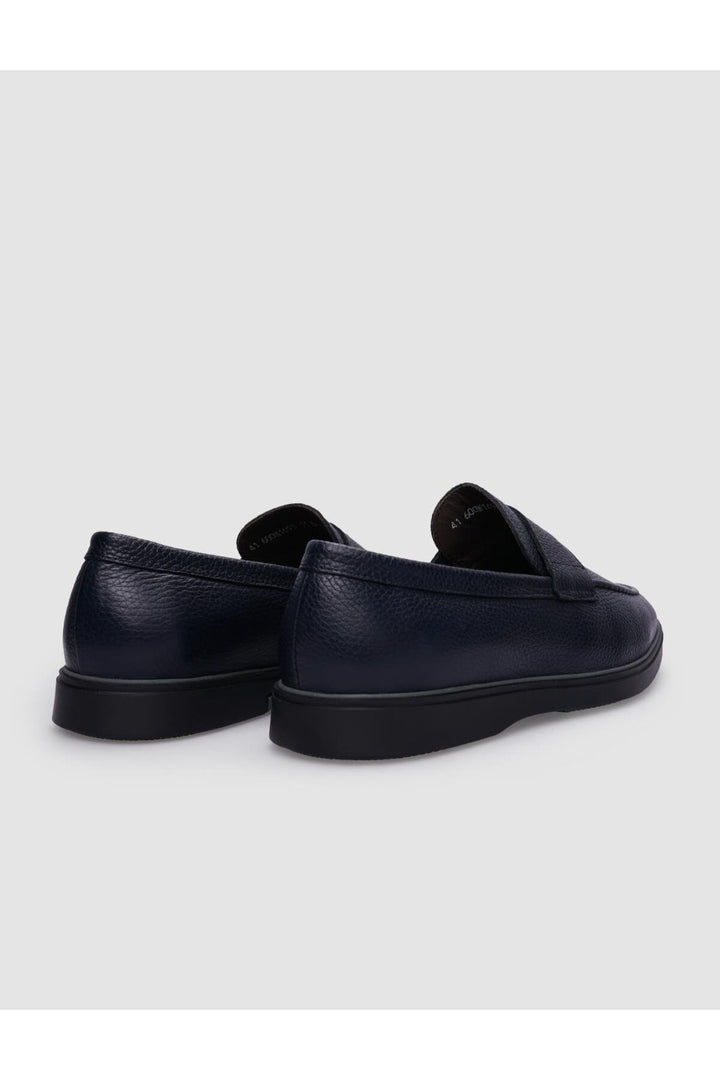 Cabani Shoes %100 Cuir véritable Chaussures décontractées pour hommes Bleu marine - Bleu marine