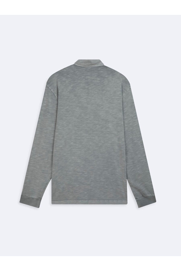 LTB T-shirt à manches courtes en tissu délavé gris - Gris