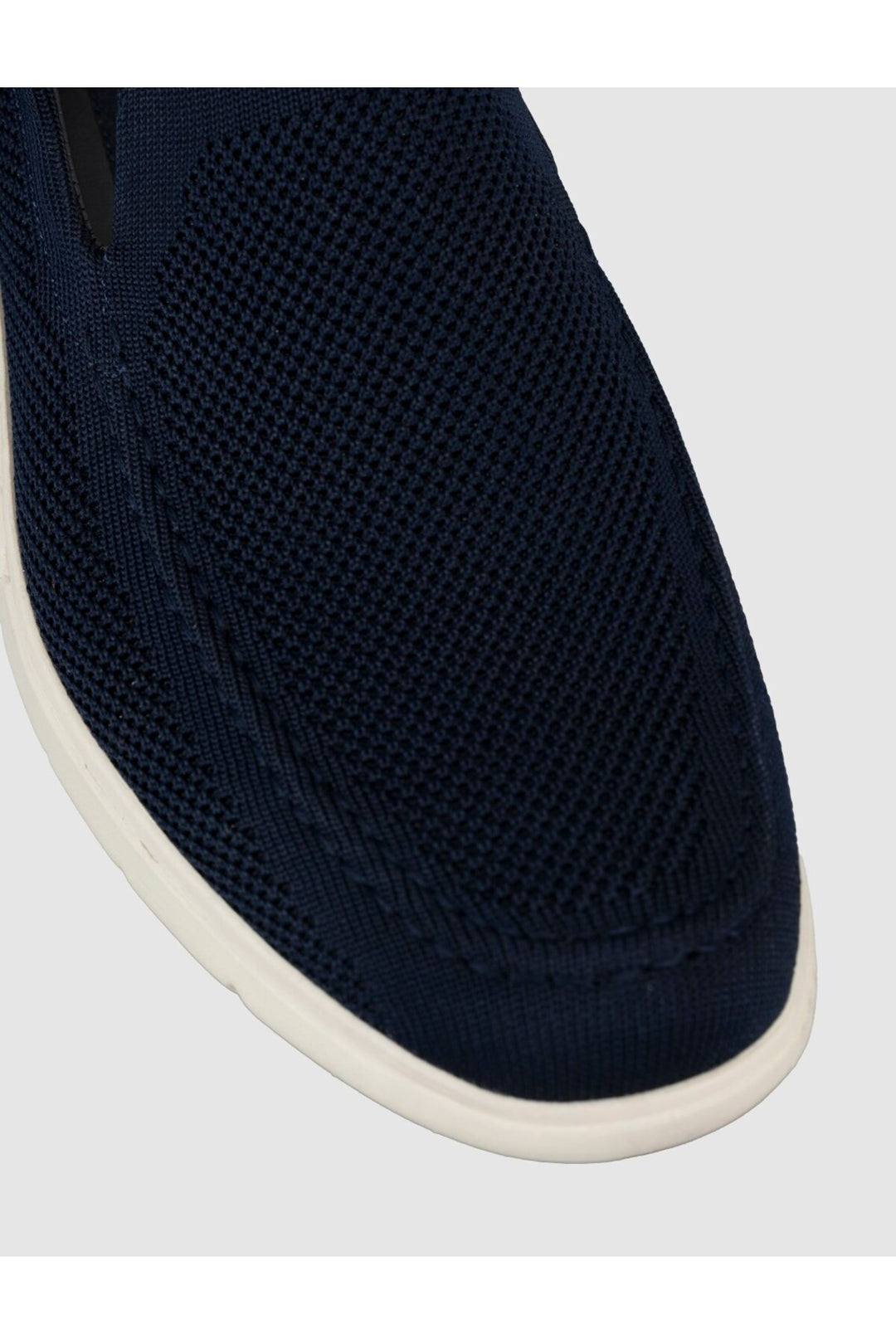 Cabani Shoes Chaussures décontractées pour hommes en tricot à semelle légère Bleu marine - Multicolore
