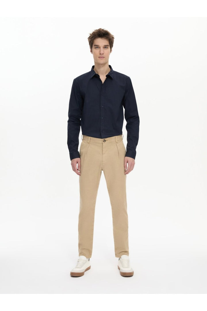 LTB Pantalon Basic Gabardine Regular Beige