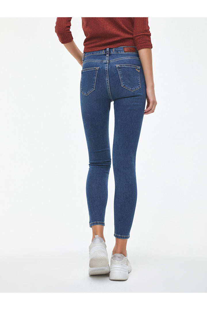 LTB Tanya X Pantalon skinny taille mi-haute - tanya x tread wash